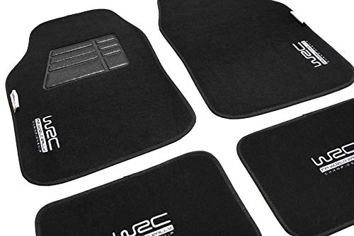 WRC 73244 alfombras Coche Universal, Negro, 0