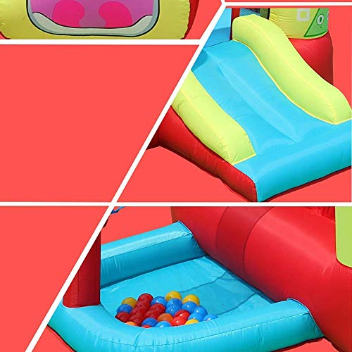 WRJY Castillo Hinchable para niños, Castillo Hinchable para niños, casa Hinchable para niños Grandes con soplador y Control Deslizante con Ventilador de Flujo de Aire para jardín al Air WRJY Castillo Hinchable para niños, Castillo Hinchable para niños, casa Hinchable para niños Grandes con soplador y Control Deslizante con Ventilador de Flujo de Aire para jardín al Air