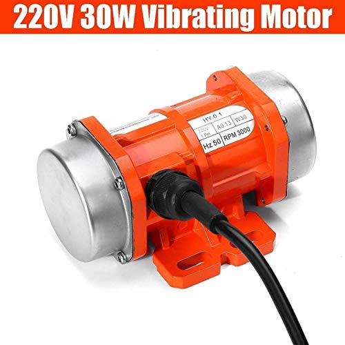 WSCHENG® 15W 30W 220V Vibrante Motor De Velocidad Ajustable For La Alimentación De La Máquina, La Máquina De Hormigón Proyectado, Controlador De Velocidad Lavadora + Motor (Speed(RPM) : 60W220V)