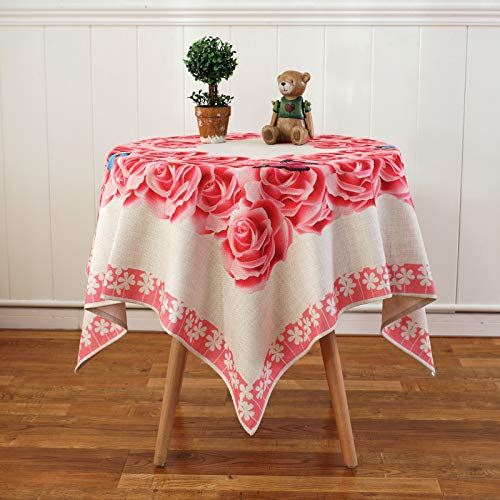 WSJIABIN Home Decor Tablecloth Creative Simple Green Plant Leaf Pattern Kitchen Coffee Table Hotel Dining Table Tablecloth