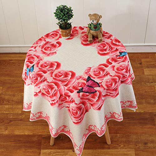 WSJIABIN Home Decor Tablecloth Creative Simple Green Plant Leaf Pattern Kitchen Coffee Table Hotel Dining Table Tablecloth