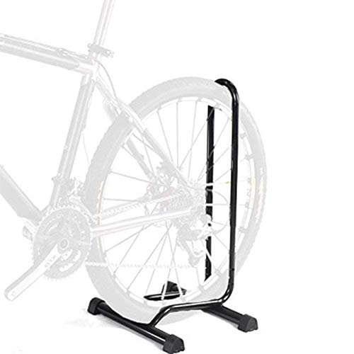 Wss - Negro Soporte Biciletas Piso Deporte Ciclismo Bicicleta Individual Piso Aparcamiento Repisa Almacenamiento Garaje Soporte para Sostener