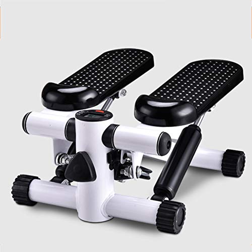 WSZGR Swing Stepper Hidráulico Cardio Ejercicio Deportes De Interior Máquina De Adelgazamiento,silencioso Fitness Stepper Cardio Fitness,Stepper Stepper Cardio Training Blanco