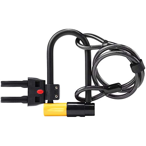 WSZMD Cerradura u 5 Estilo Bloqueo Bicicletas U-Forma U Pesado Bike Bike Soporte Soporte Soporte Acero Flex Cable Bloqueo Anti-Robo For Uso Pesado U-Locks, Up Mount (Color : 02) WSZMD Cerradura u 5 Estilo Bloqueo Bicicletas U-Forma U Pesado Bike Bike Soporte Soporte Soporte Acero Flex Cable Bloqueo Anti-Robo For Uso Pesado U-Locks, Up Mount (Color : 02)