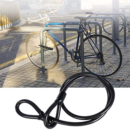 WSZMD Cerradura u 5 Estilo Bloqueo Bicicletas U-Forma U Pesado Bike Bike Soporte Soporte Soporte Acero Flex Cable Bloqueo Anti-Robo For Uso Pesado U-Locks, Up Mount (Color : 02)