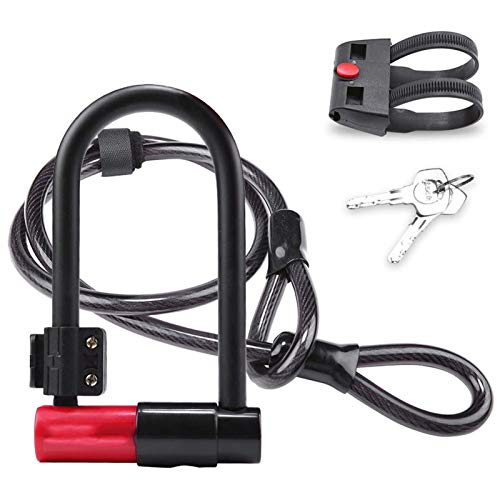 WSZMD Cerradura u 5 Estilo Bloqueo Bicicletas U-Forma U Pesado Bike Bike Soporte Soporte Soporte Acero Flex Cable Bloqueo Anti-Robo For Uso Pesado U-Locks, Up Mount (Color : 02) WSZMD Cerradura u 5 Estilo Bloqueo Bicicletas U-Forma U Pesado Bike Bike Soporte Soporte Soporte Acero Flex Cable Bloqueo Anti-Robo For Uso Pesado U-Locks, Up Mount (Color : 02)