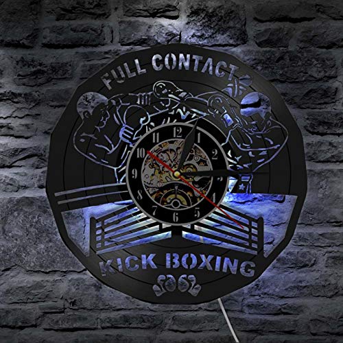 wttian Full Contact Kick Boxing LED Wall Clock Boxing Gloves Punching Bag Boxer Fighting Sports Boxer Scaffolding Fitness Sutter wttian Full Contact Kick Boxing LED Wall Clock Boxing Gloves Punching Bag Boxer Fighting Sports Boxer Scaffolding Fitness Sutter