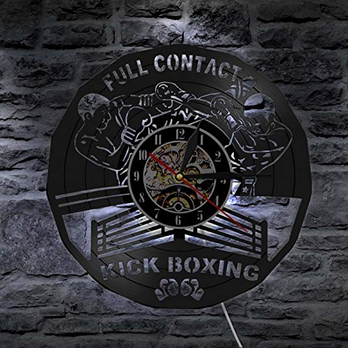 wttian Full Contact Kick Boxing LED Wall Clock Boxing Gloves Punching Bag Boxer Fighting Sports Boxer Scaffolding Fitness Sutter wttian Full Contact Kick Boxing LED Wall Clock Boxing Gloves Punching Bag Boxer Fighting Sports Boxer Scaffolding Fitness Sutter