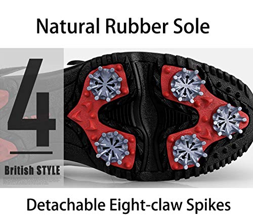 WTUGAIOHG Zapatos De Golf Impermeables para Hombres con Espigas, Zapatos De Golf Casuales Y CÓModos con Bolsa De Zapatos De Tela De Nylon Impermeable (42,2#) WTUGAIOHG Zapatos De Golf Impermeables para Hombres con Espigas, Zapatos De Golf Casuales Y CÓModos con Bolsa De Zapatos De Tela De Nylon Impermeable (42,2#)