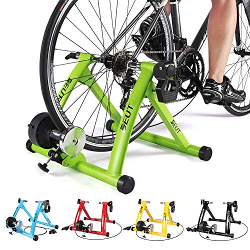 WUBAILI Bike Turbo Trainer Soporte De Ciclismo Magnético, Plataforma De Entrenamiento De Equitación, Marco Fijo De Entrenamiento De Ejercicio para Bicicleta,Negro WUBAILI Bike Turbo Trainer Soporte De Ciclismo Magnético, Plataforma De Entrenamiento De Equitación, Marco Fijo De Entrenamiento De Ejercicio para Bicicleta,Negro