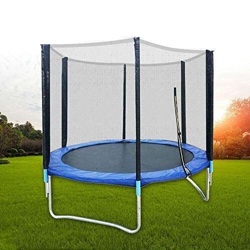 WUPYI2018 - Cama elástica para exterior para niños, con red de protección de 300 kg WUPYI2018 - Cama elástica para exterior para niños, con red de protección de 300 kg