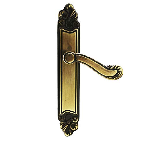 Wurko - Juego Manillas Latón Relieve 25 x 4 cm Sin Muelle Wurko - Juego Manillas Latón Relieve 25 x 4 cm Sin Muelle