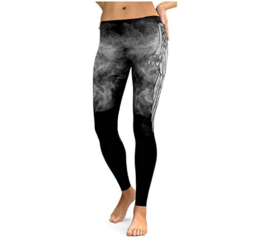 WUXEGHK Mujeres Yoga Fitness Leggings Running Gym Stretch Sexy Push Up Gym Wear Pantalones Elásticos Delgados Impresos Pantalones Tamaño:S