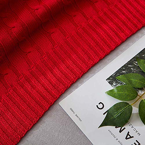 WWSUNNY Manta de sofá Mantas para Cama, 2 tamaños y 12 Colores, adecuadas para su hogar, sofá, bebé, automóvil, Hotel, Viajes, Regalos. Disponible en Todas Las Estaciones-Rojo(180cm*200cm) WWSUNNY Manta de sofá Mantas para Cama, 2 tamaños y 12 Colores, adecuadas para su hogar, sofá, bebé, automóvil, Hotel, Viajes, Regalos. Disponible en Todas Las Estaciones-Rojo(180cm*200cm)