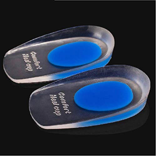 WXG Soft Silicone Gel Insoles for Heel Spurs Pain Foot Cushion Foot Massager,for wemen