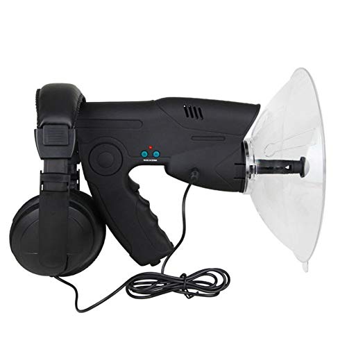 WXJY 300 Pies Dispositivo Escucha Extrema Amplificador Sonidos - Aves Oído Biónico Grabación Vigía, 8X Telescopio Monocular, Auriculares Incluido - Observación Dispositivos Científica Nature Explorer