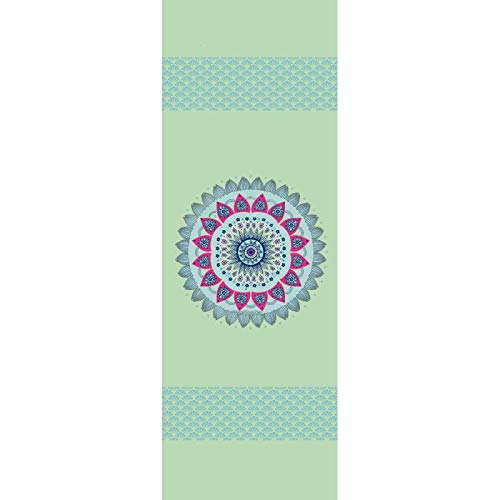 WXX Esterilla Pilates Bloque Toalla Viaje 72x2in/182x64cm Esterilla Plegable para Yoga Travel Toalla Camping Fitenss