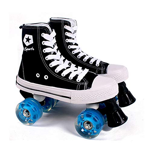 WXYXG Patines Paralelo 4 Ruedas,Confort Roller Adults Patines, Transpirable Niñas Patín con 4 Ruedas, Unisex Adulto Patines en Paralelo