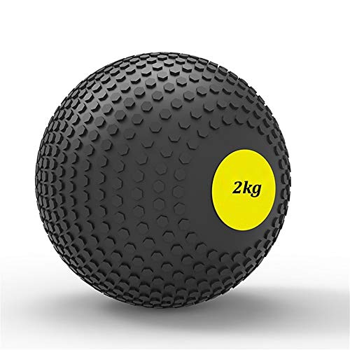 WXYZ Pelota Medicinal 2kg / 4.4lbs Fitness Balón Medicinal Soft Grand Slam Ball, Bola De Gravedad No Elástica, Textura Antideslizante De Neumáticos, Resistencia A Caídas, Entrenamiento De Fuerza