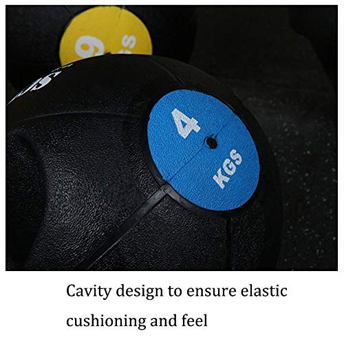 WXYZ Pelota Medicinal Balones Medicinales De Caucho Macizo, Fácil De Agarrar con Asas Dobles, Equipo De Entrenamiento De Fuerza Multifuncional, 3 Kg, 4 Kg, 5 Kg, 6 Kg, 7 Kg, 8 Kg, 9 Kg, 10 Kg WXYZ Pelota Medicinal Balones Medicinales De Caucho Macizo, Fácil De Agarrar con Asas Dobles, Equipo De Entrenamiento De Fuerza Multifuncional, 3 Kg, 4 Kg, 5 Kg, 6 Kg, 7 Kg, 8 Kg, 9 Kg, 10 Kg