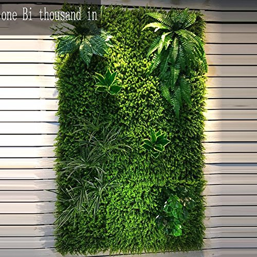 WYGG-Decoración de Muebles Pared de Fondo - Pared de Planta Artificial, Pared de Flores de Boda, Pantalla Tridimensional Decoración de Pared de Techo (4 Estilos para Elegir) /& (Color : 02)