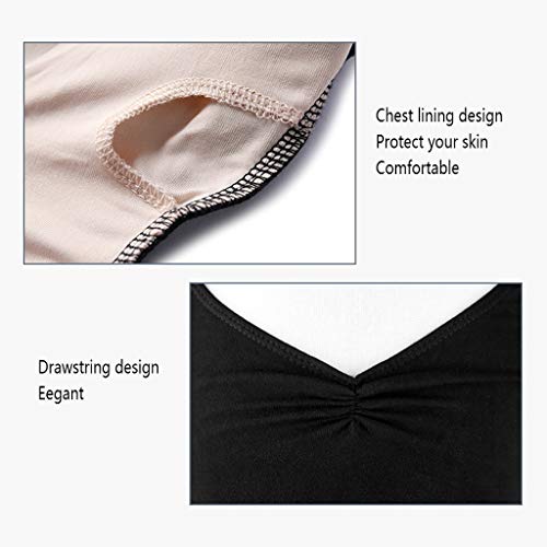 WYGH Mujer Camisola Danza Leotardo con Espalda Criss Cruzar y Elegante Sencillo Honda Gimnasia Ballet Maillots Sin Mangas Joven Señoras Adulto Ropa de Baile Disfraz,Black-L WYGH Mujer Camisola Danza Leotardo con Espalda Criss Cruzar y Elegante Sencillo Honda Gimnasia Ballet Maillots Sin Mangas Joven Señoras Adulto Ropa de Baile Disfraz,Black-L
