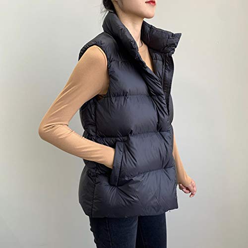 WYH Vestido Exterior Vest Chaleco Acolchado para Mujeres Stand para Mujer, Abrigos De Invierno Al Aire Libre, Ligero Sin Mangas, Lo Suficientemente Ropa Casual (Color : Red, tamaño : Large) WYH Vestido Exterior Vest Chaleco Acolchado para Mujeres Stand para Mujer, Abrigos De Invierno Al Aire Libre, Ligero Sin Mangas, Lo Suficientemente Ropa Casual (Color : Red, tamaño : Large)