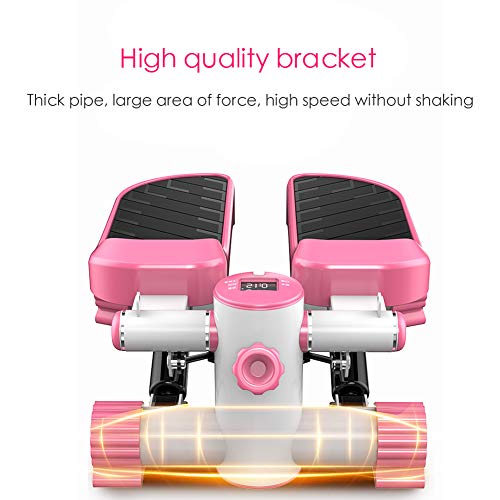 WYW Mini Stepper, para Damas,Step Cardio Fitness Up Down Stepper con Pantalla Led e Cuerda EláStica, Maquinas de Gimnasio para Casa,Adecuado para Adelgazar Fitness Y Ejercicio AeróBico WYW Mini Stepper, para Damas,Step Cardio Fitness Up Down Stepper con Pantalla Led e Cuerda EláStica, Maquinas de Gimnasio para Casa,Adecuado para Adelgazar Fitness Y Ejercicio AeróBico
