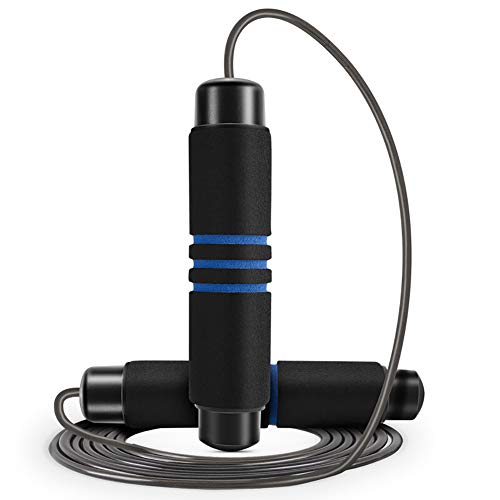 WYXR Cuerda de Salto Jump Skipping Rope con Cuerda de y Cuerda Ajustable para Comba Fitness,Sejercicios Comba de Crossfit, Aptitud,Al Aire Libre,A WYXR Cuerda de Salto Jump Skipping Rope con Cuerda de y Cuerda Ajustable para Comba Fitness,Sejercicios Comba de Crossfit, Aptitud,Al Aire Libre,A