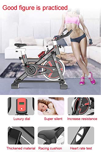 WYZXR Soporte de Bicicleta estacionario para Bicicleta de Ejercicio reclinada de Interior Bicicleta de Ejercicio con Manillar Ajustable y Asiento, A