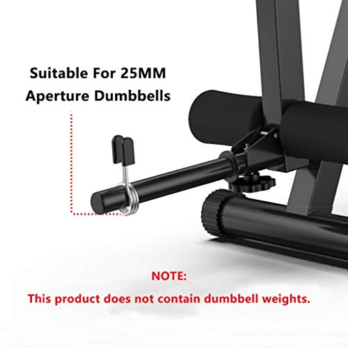 WZ Ajustable Banco Pesas con Extensión Piernas Y Flexión Piernas Entrenamiento Fuerza para Gimnasio en Casa Incline Decline Fitness 440 Libras