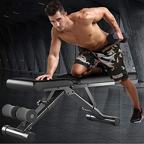 WZ Multifuncional Ajustable Banco Pesas con Extensión Piernas Curl Piernas Press Banca Inclinado Declinado para Gimnasio en Casa 660 Libras WZ Multifuncional Ajustable Banco Pesas con Extensión Piernas Curl Piernas Press Banca Inclinado Declinado para Gimnasio en Casa 660 Libras