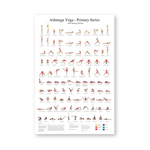 wzgsffs Ashtanga Primary Series Yoga Poster Canvas Art Prints Yoga Room Wall Art Decor Girls Fitness Gifts Gym Art Painting Decoration -60x80cm Sin Marco wzgsffs Ashtanga Primary Series Yoga Poster Canvas Art Prints Yoga Room Wall Art Decor Girls Fitness Gifts Gym Art Painting Decoration -60x80cm Sin Marco