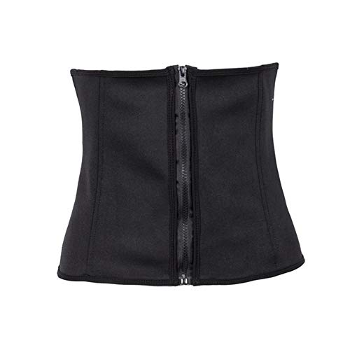 WZNING - Corsé de cintura para entrenador de cintura con faja para adelgazar y moldear el cuerpo, correa para modelar el cinturón para adelgazar corsé corrector de seguridad (color: negro, tamaño: L) WZNING - Corsé de cintura para entrenador de cintura con faja para adelgazar y moldear el cuerpo, correa para modelar el cinturón para adelgazar corsé corrector de seguridad (color: negro, tamaño: L)