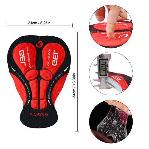 X-TIGER Ciclismo Maillots para Hombres con Tirantes Manga Corta Transpirable Secado Rápido con 5D Acolchado Gel Culotes Culotte Pantalones Cortos (verde,2XL) X-TIGER Ciclismo Maillots para Hombres con Tirantes Manga Corta Transpirable Secado Rápido con 5D Acolchado Gel Culotes Culotte Pantalones Cortos (verde,2XL)