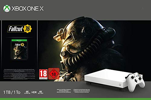 Xbox One X - Consola 1 TB, Edición Fallout, Blanco