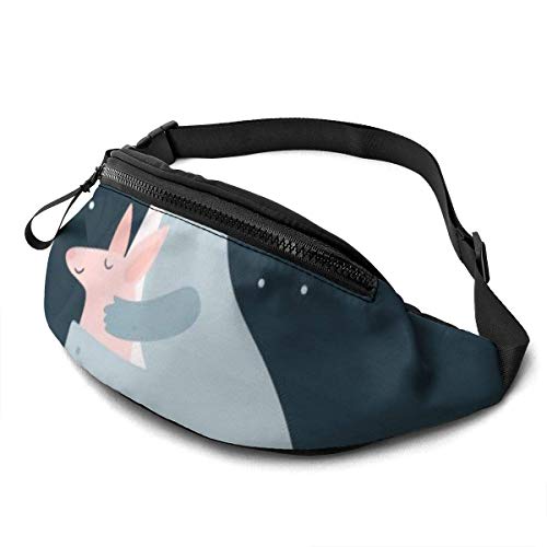 XCNGG Bolso de cintura corriente bolso de cintura de ocio bolso de cintura bolso de cintura de moda Kangaroo Mother and Child Fanny Packs for Women and Men Waist Bag Adjustable Belt for Outdoors Worko