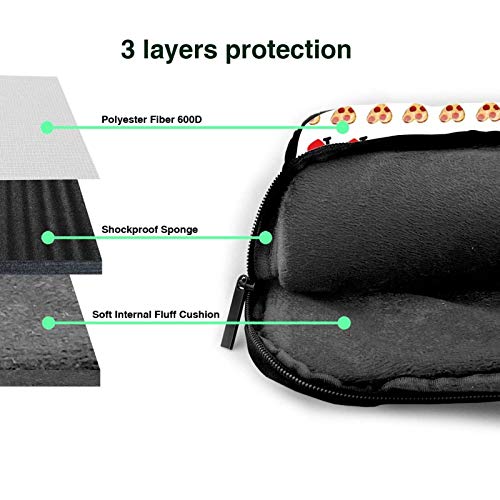 XCNGG Bolso de hombro Computer Bag Laptop Bag, Delicate Pizza Business Briefcase Protective Bag Cover for Ultrabook, MacBook, Asus, Samsung, Sony, Notebook 15.6 inch XCNGG Bolso de hombro Computer Bag Laptop Bag, Delicate Pizza Business Briefcase Protective Bag Cover for Ultrabook, MacBook, Asus, Samsung, Sony, Notebook 15.6 inch