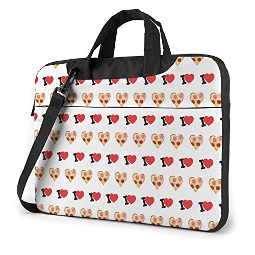 XCNGG Bolso de hombro Computer Bag Laptop Bag, Delicate Pizza Business Briefcase Protective Bag Cover for Ultrabook, MacBook, Asus, Samsung, Sony, Notebook 15.6 inch