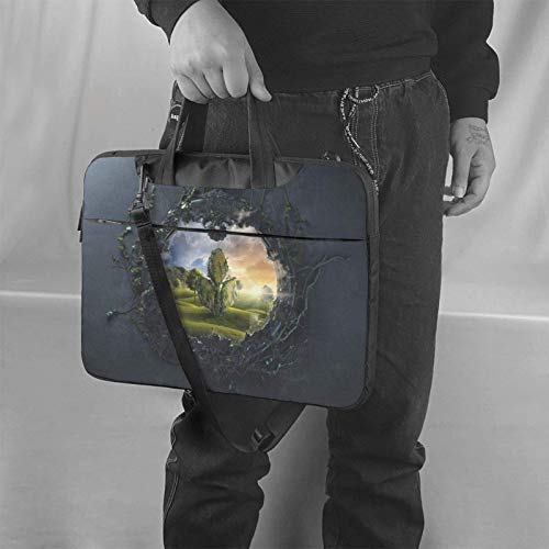 XCNGG Bolso de hombro Computer Bag Laptop Bag, Pink Orange Black Business Briefcase Protective Bag Cover for Ultrabook, MacBook, Asus, Samsung, Sony, Notebook 14 inch
