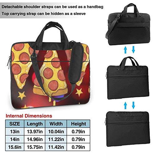 XCNGG Bolso de hombro Computer Bag Laptop Bag, Slicing Pizza Business Briefcase Protective Bag Cover for Ultrabook, MacBook, Asus, Samsung, Sony, Notebook 13 inch