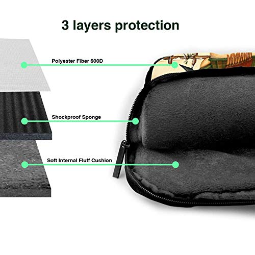 XCNGG Bolso de hombro Computer Bag Laptop Bag, Snowman Bird Business Briefcase Protective Bag Cover for Ultrabook, MacBook, Asus, Samsung, Sony, Notebook 14 inch