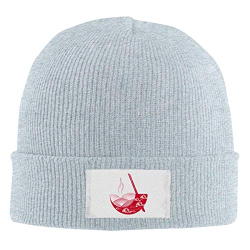 XCNGG Gorro Unisex, Gorro clásico de Color sólido cálido con Cobertura de Punto de Fideos para el Invierno Diario al Aire Libre