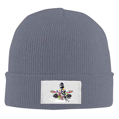 XCNGG Gorro Unisex, Gorro de Punto con micrófono, Color sólido cálido, clásico, para Invierno Diario al Aire Libre XCNGG Gorro Unisex, Gorro de Punto con micrófono, Color sólido cálido, clásico, para Invierno Diario al Aire Libre