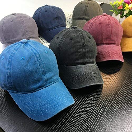 XCNGG Hombres 's/Mujeres' Guitarra Pereza Algodón Denim Gorra de béisbol Gorras Ajustables de Hip Hop