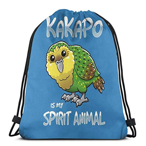 XCNGG Kakapo Spirit Animal Drawstring Bag Sports Fitness Bag Bolsa de Viaje Bolsa de Regalo XCNGG Kakapo Spirit Animal Drawstring Bag Sports Fitness Bag Bolsa de Viaje Bolsa de Regalo
