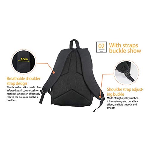 XCNGG Mochila de impresión de fotograma completo para adultos Mochila informal Mochila Mochila escolar Custom Pattern Backpack 3D Printing N-at-sume's Bo-ok of F-RIE-nds Children's School Backpack Tee