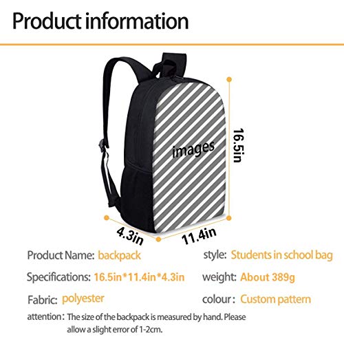 XCNGG Mochila de impresión de fotograma completo para adultos Mochila informal Mochila Mochila escolar The YOG-i B-Ear Show Unisex Fully Printed Backpack Casual Hiking Travel Daypack Laptop Bookbag Bu