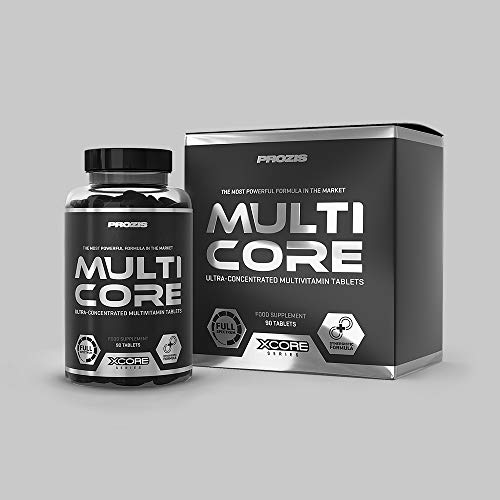 Xcore Multicore - Multivitaminé, Améliore le Niveau d'Énergie et la Permormance Musculaire , Supplément de Croissance, Action Anabolisante , 90 gélules,30 Doses