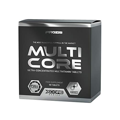 Xcore Multicore - Multivitaminé, Améliore le Niveau d'Énergie et la Permormance Musculaire , Supplément de Croissance, Action Anabolisante , 90 gélules,30 Doses